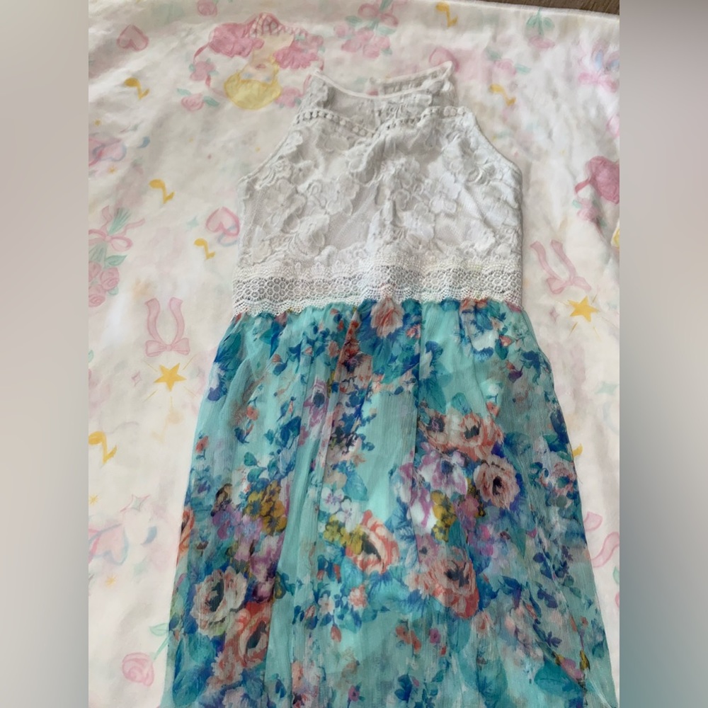 a laced dress